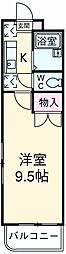 間取図画像 1K