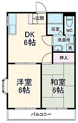 間取図画像 2DK