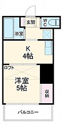 間取図画像 1K