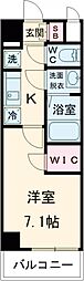 ハーモニーレジデンス東京イーストコア#005 1Kの間取図画像