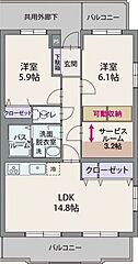 物件の間取り