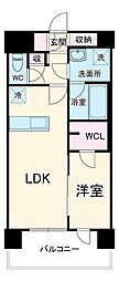 LA GRACE 千林大宮 1LDKの間取図画像