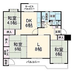 間取図画像 4DK