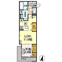 間取図画像 1LDK