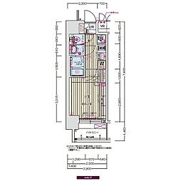 プレサンスOSAKA姫里ヴィオン 2階