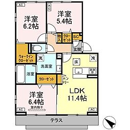 間取図画像 3LDK