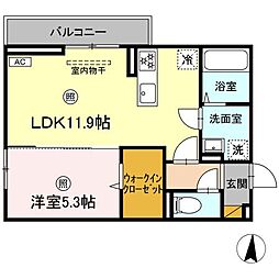 間取図画像 1LDK
