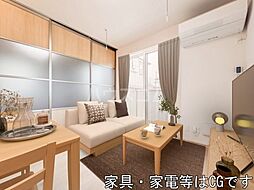 JR中央線 国分寺駅 徒歩28分の賃貸アパート 1階1LDKのリビング/ダイニング