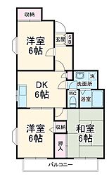 間取図画像 3DK