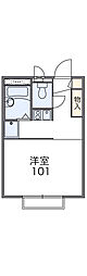 レオパレスステラコート 1Kの間取図画像