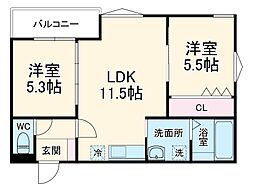 ボヌール緑地公園 2階