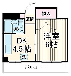 間取図画像 1DK