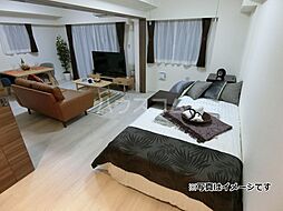 ステージグランデ竹ノ塚 406 4階1LDKのリビング/ダイニング