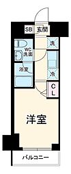 RELUXIA横濱元町 607 6階1Kの間取り