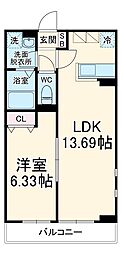 間取図画像 1LDK