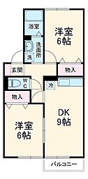 間取図画像 2DK
