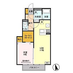 間取図画像 1LDK