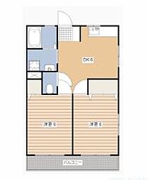 間取図画像 2DK