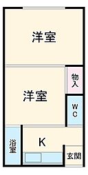 間取図画像 2K