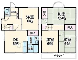 ＣＡＳＡ妻沼 1階4DKの間取り