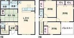 Kolet八王子川口17 1階4LDKの間取り