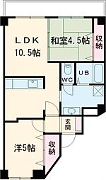 I-PLACE東垣内 301 3階2LDKの間取り