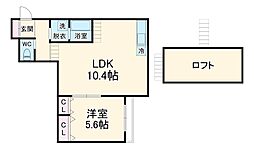 間取図画像 1LDK