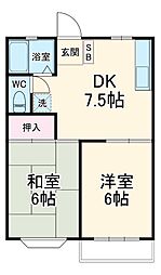 間取図画像 2DK