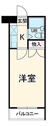 間取図画像 1K
