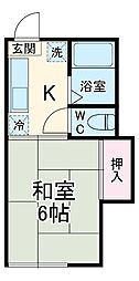 間取図画像 1K