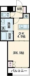 JR常磐線 亀有駅 徒歩8分の賃貸マンション 1階1DKの間取り