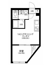 Residence 南千住 2階1LDKの間取り