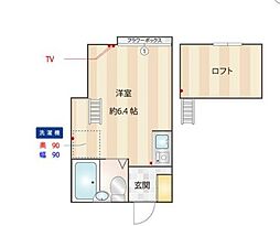 間取図画像 ワンルーム