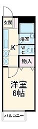 間取図画像 1K