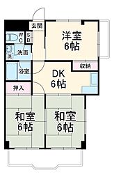 間取図画像 3DK