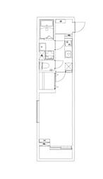 ESTRELLA 1階1Kの間取り