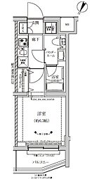 RELUXIA成増II 5階1Kの間取り