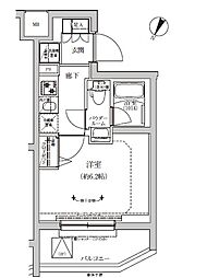 RELUXIA成増II 5階1Kの間取り