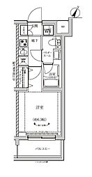 RELUXIA成増II 5階1Kの間取り