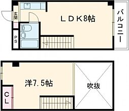 ネットワークジャパン2 4階1LDKの間取り