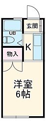 間取図画像 1K
