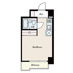 SOCIO刈谷新富町 4階ワンルームの間取り