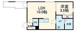 間取図画像 1LDK