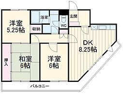 ベルメゾンＴ 1階3DKの間取り