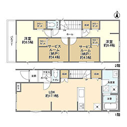 Ｋｏｌｅｔ千葉大巌寺町 1階2SLDKの間取り