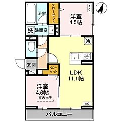 物件の間取り