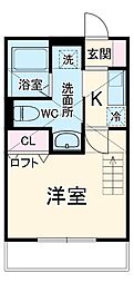 間取図画像 1K