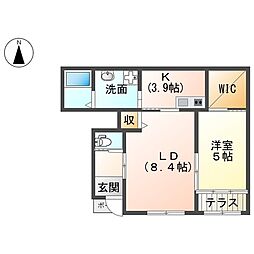 間取図画像 1LDK