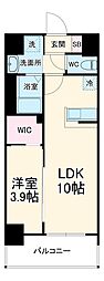 ソルテラス京都西院　ＳＴＡＴＩＯＮ　ＳＩＤＥ 2階1LDKの間取り