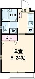 間取図画像 1K